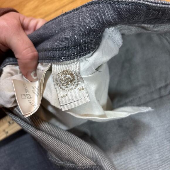 Diesel Safado Jeans Men’s 36x32 Gray Regular Slim Straight Stretch Denim USA - Picture 12 of 16